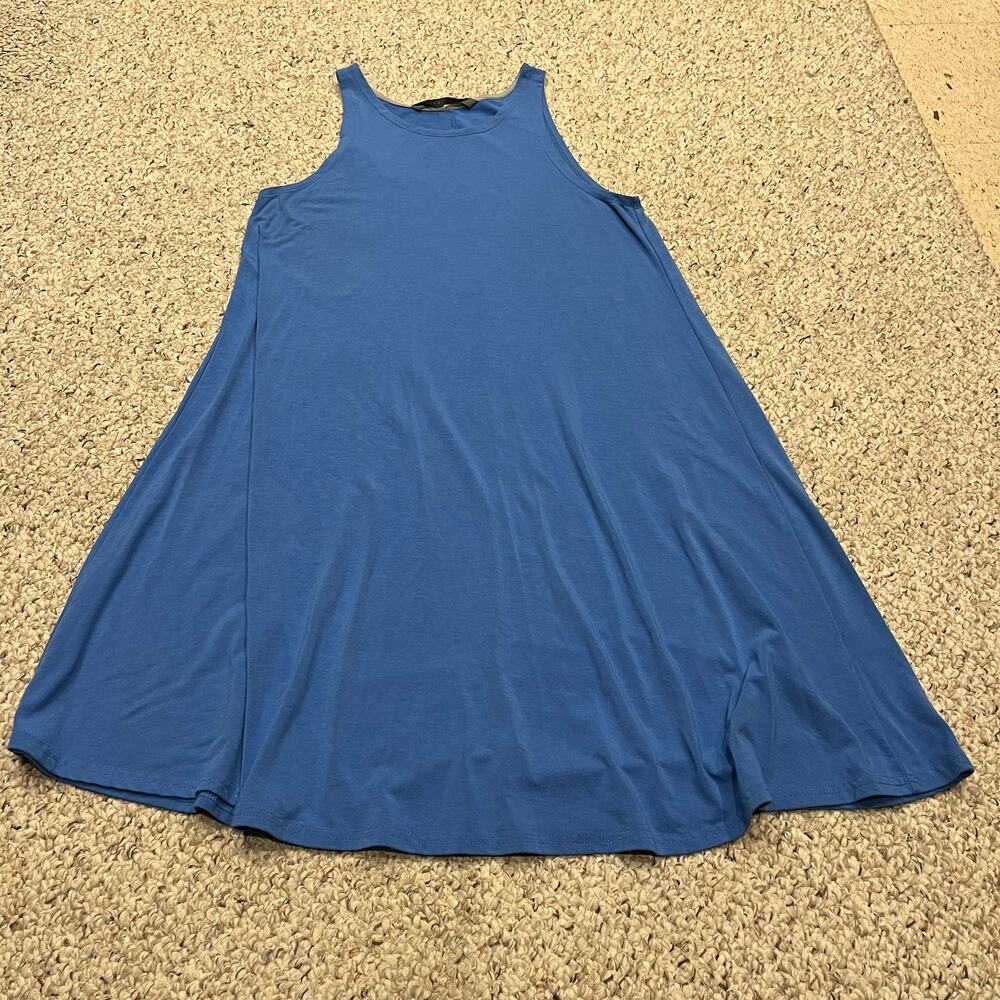 Free Fly Bamboo Sleeveless Tank Dress M Crew Neck Summer Casual Outdoor